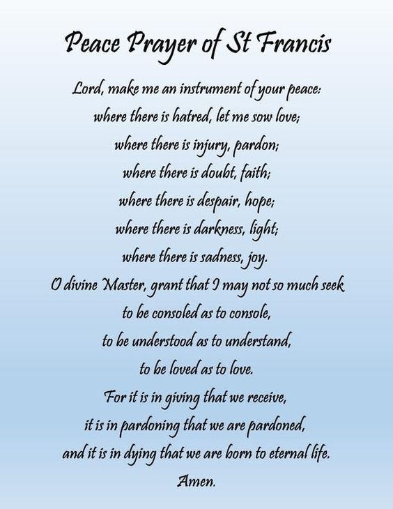 Prayer of St. Francis